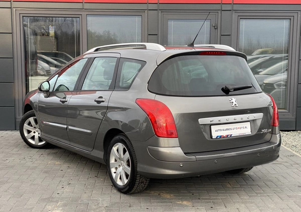 Peugeot 308 cena 15800 przebieg: 140000, rok produkcji 2009 z Siedliszcze małe 326